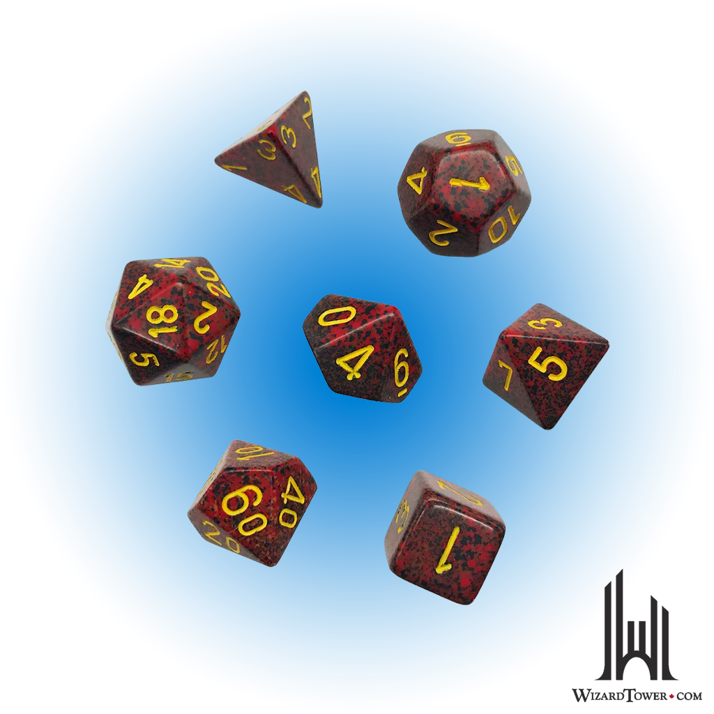 Speckled - Polyhedral 7-Die Set - Mercury